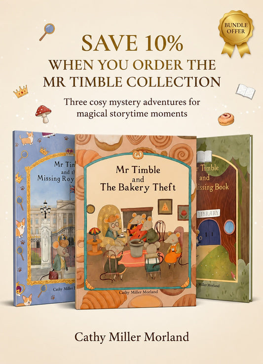 The Mr Timble Bedtime Collection — three rhyming children's mystery books, a thoughtful keepsake gift for a grandchild