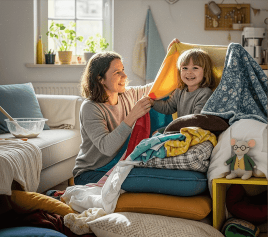 A mother and her daughter playing together, creating lasting memories